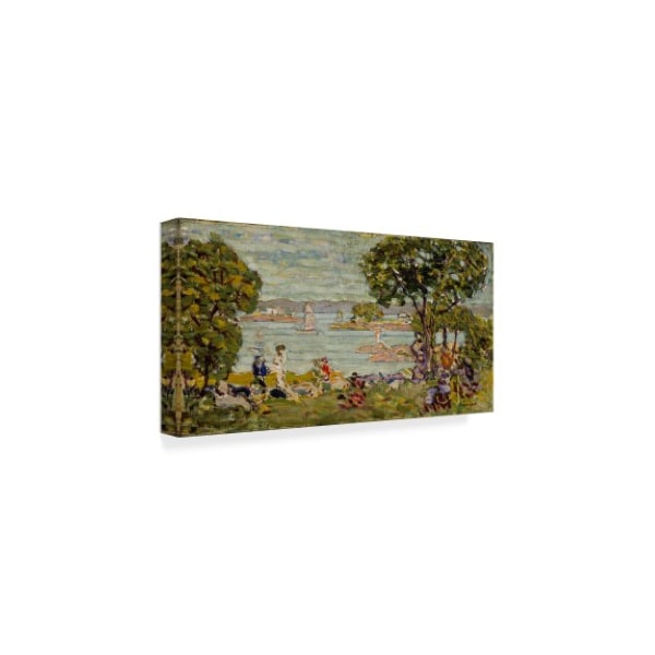 Maurice Brazil Prendergast 'Cove Maine' Canvas Art,12x24